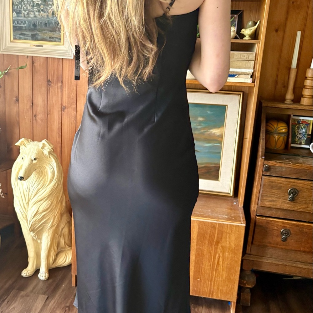 Black Tape Slip Dress NWT XS - Picture 2 of 4